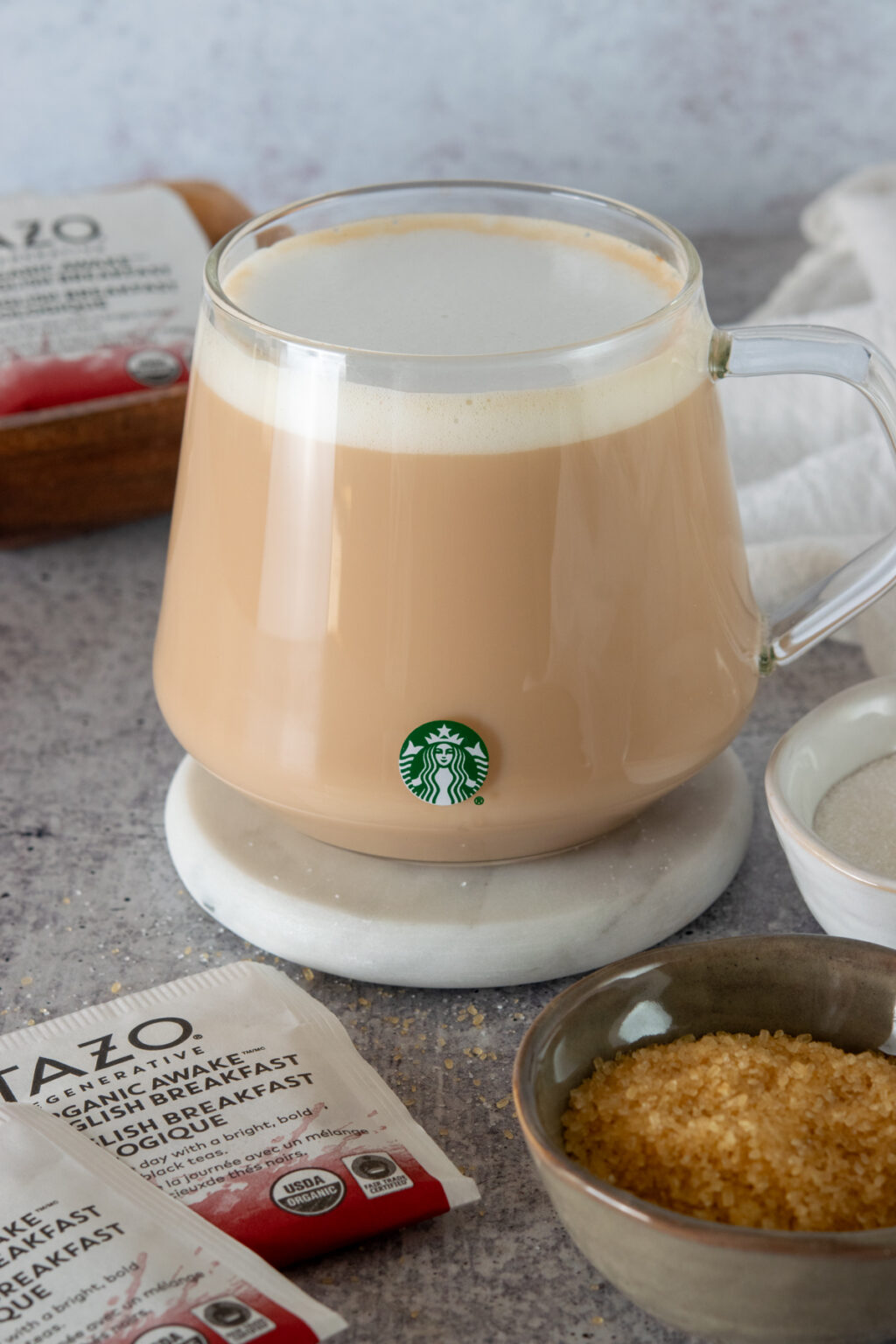 Starbucks Royal English Breakfast Tea Latte Copycat Recipe Sweet Steep