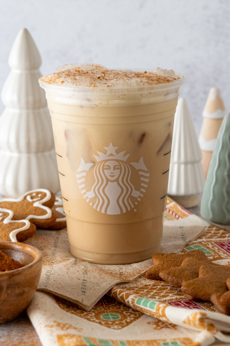 Starbucks Iced Gingerbread Oat Milk Chai Latte Copycat Recipe Sweet Steep