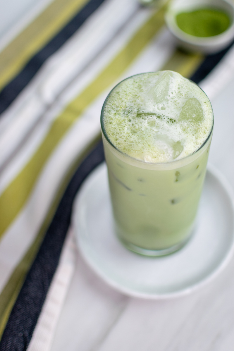 DIY Starbucks Iced Matcha Green Tea Latte Recipe Sweet Steep