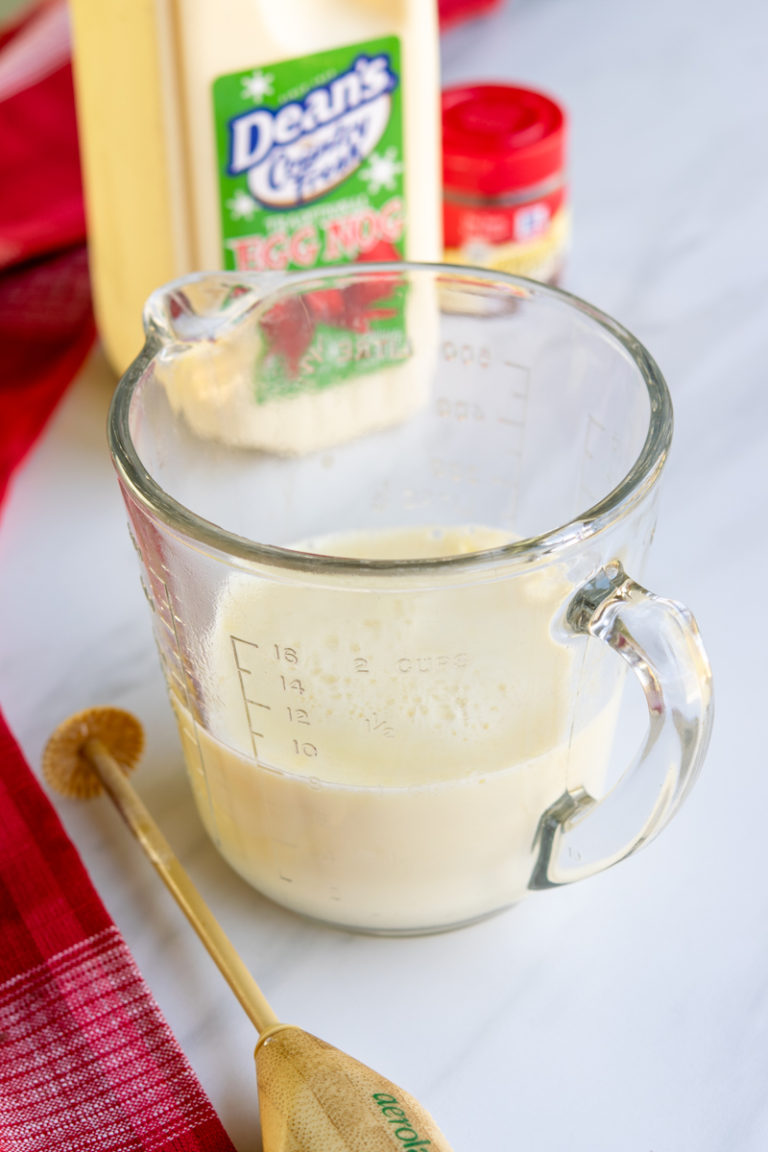 Starbucks Chai Eggnog Latte Copycat Recipe - Sweet Steep