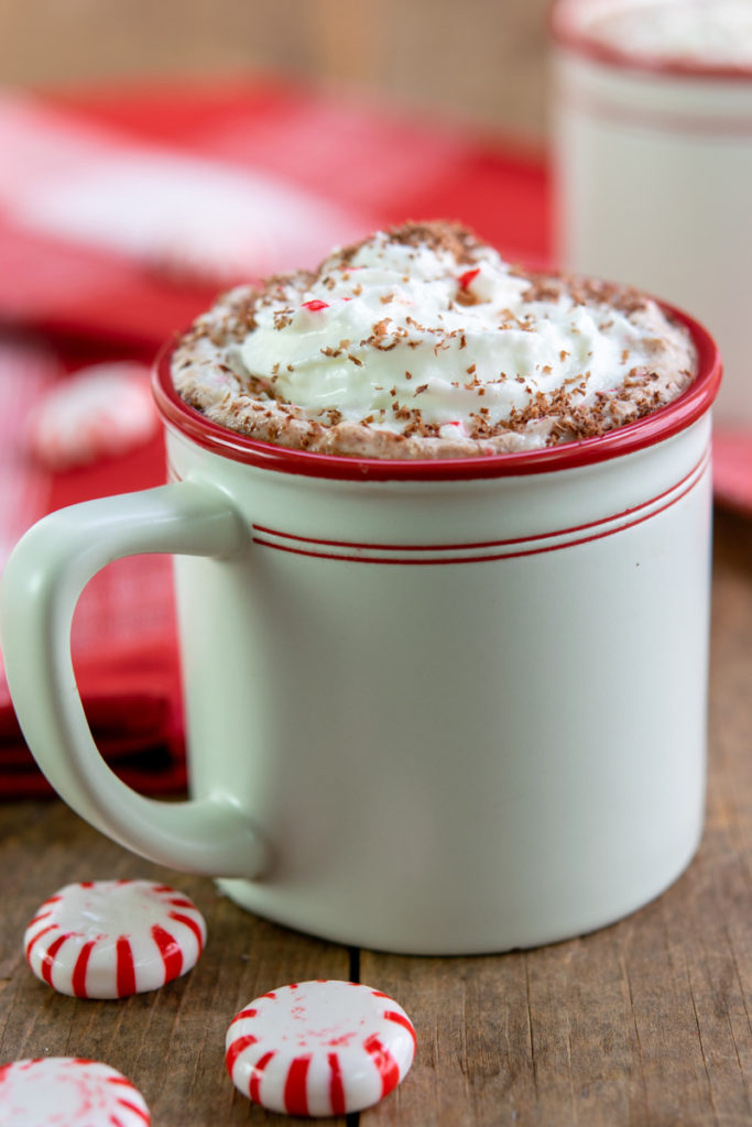 How to Make Starbucks Peppermint Hot Chocolate - Sweet Steep