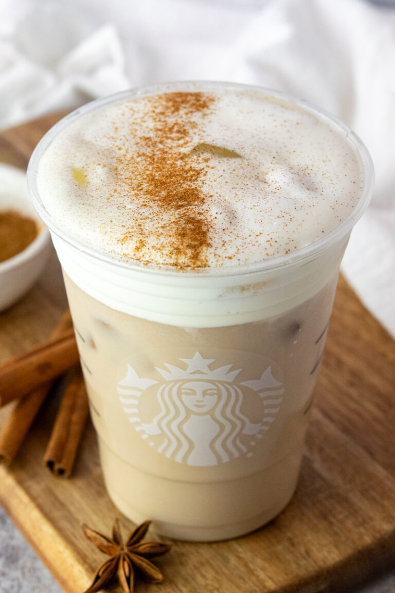 Homemade Starbucks Iced Chai Latte With Vanilla Sweet Cream Cold Foam Sweet Steep 5030