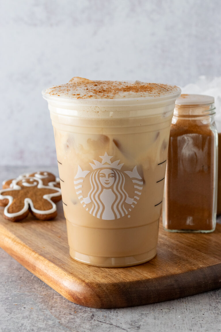 Starbucks Iced Gingerbread Oat Milk Chai Latte Copycat Recipe - Sweet Steep