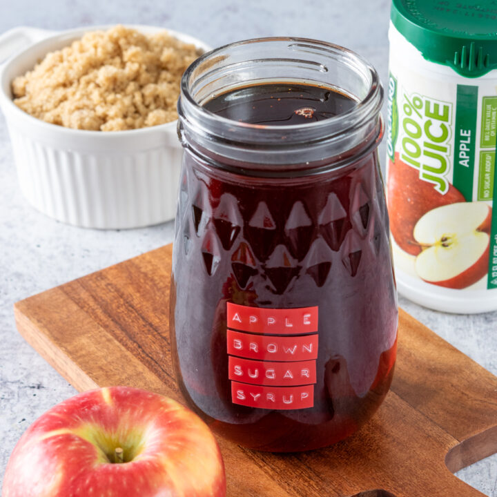 Homemade Apple Brown Sugar Syrup